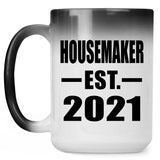 Housemaker Established EST. 2021 - 15oz Color Changing Mug