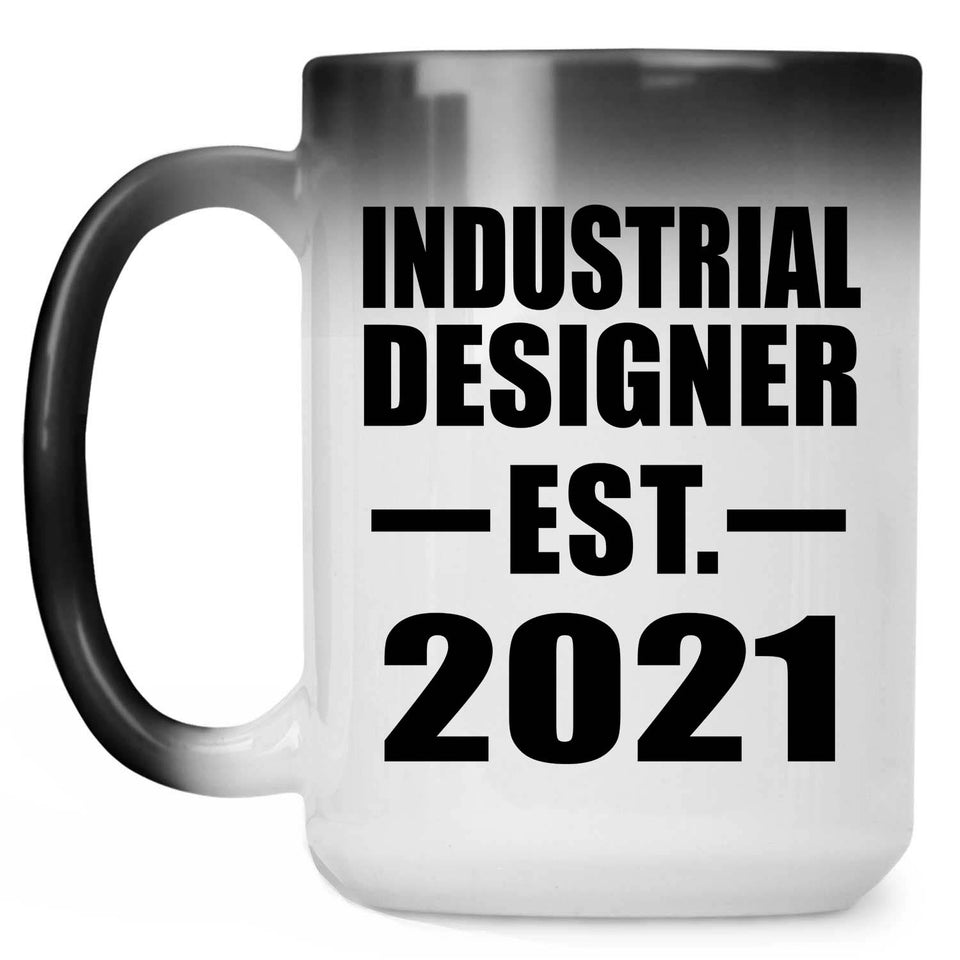 Industrial Designer Established EST. 2021 - 15oz Color Changing Mug