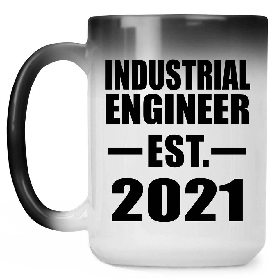 Industrial Engineer Established EST. 2021 - 15oz Color Changing Mug
