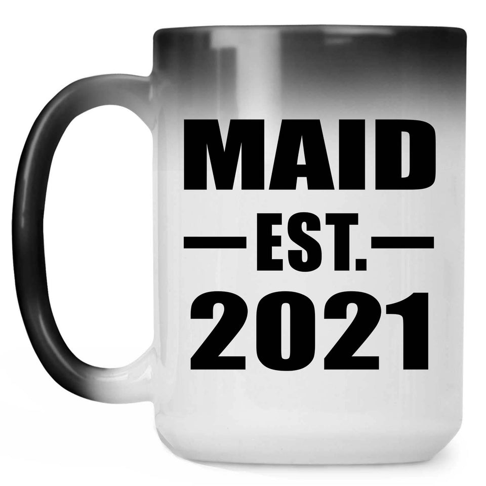 Maid Established EST. 2021 - 15oz Color Changing Mug