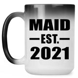 Maid Established EST. 2021 - 15oz Color Changing Mug