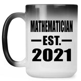 Mathematician Established EST. 2021 - 15oz Color Changing Mug