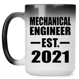 Mechanical Engineer Established EST. 2021 - 15oz Color Changing Mug