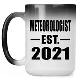 Meteorologist Established EST. 2021 - 15oz Color Changing Mug
