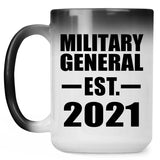 Military General Established EST. 2021 - 15oz Color Changing Mug