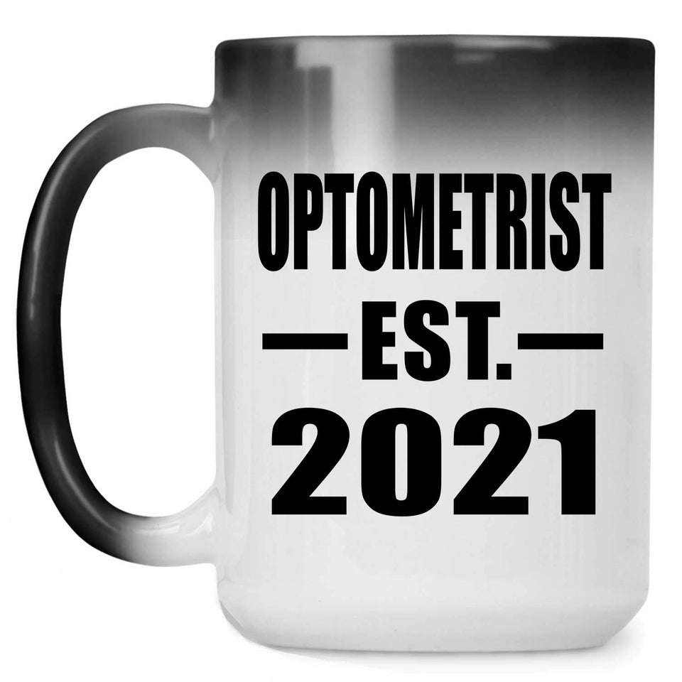 Optometrist Established EST. 2021 - 15oz Color Changing Mug