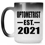 Optometrist Established EST. 2021 - 15oz Color Changing Mug