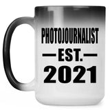 Photojournalist Established EST. 2021 - 15oz Color Changing Mug