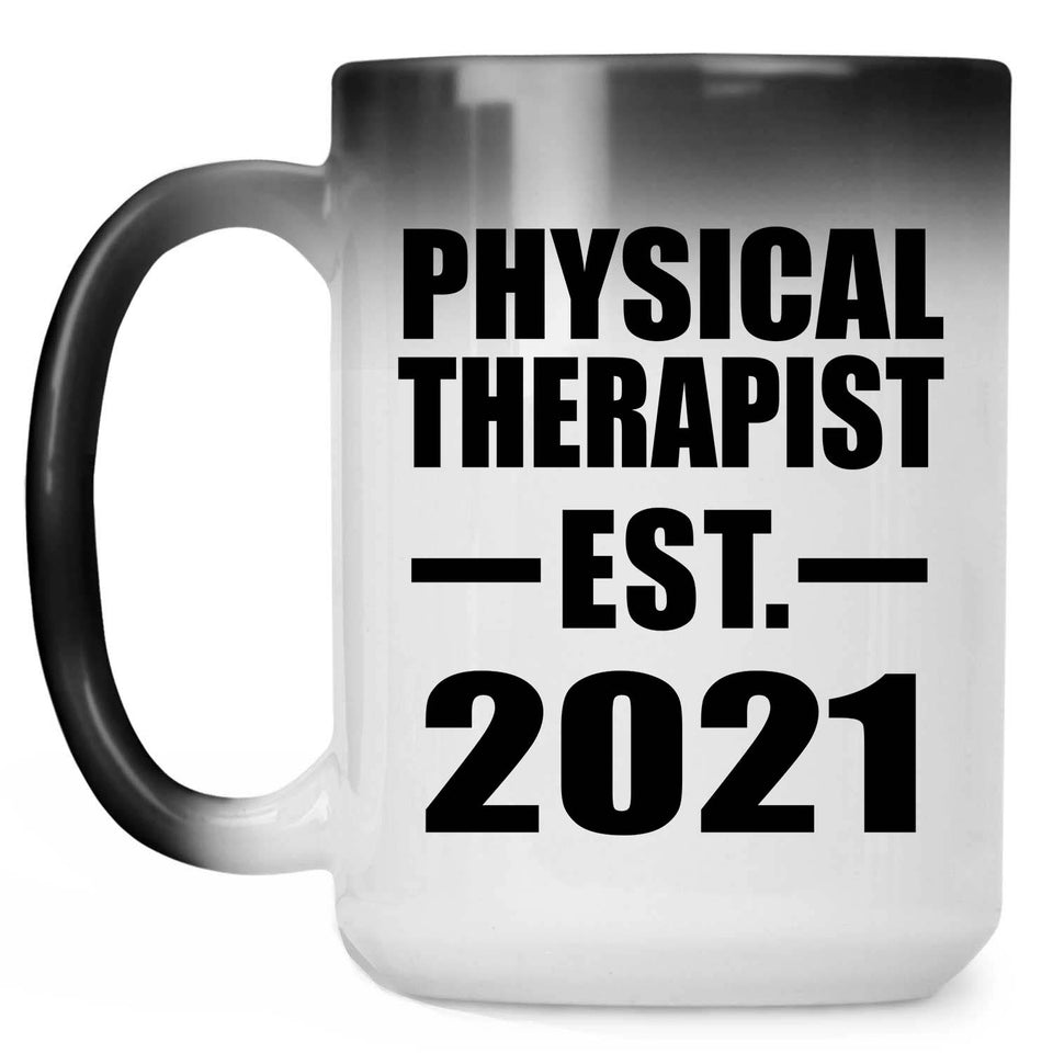 Physical Therapist Established EST. 2021 - 15oz Color Changing Mug