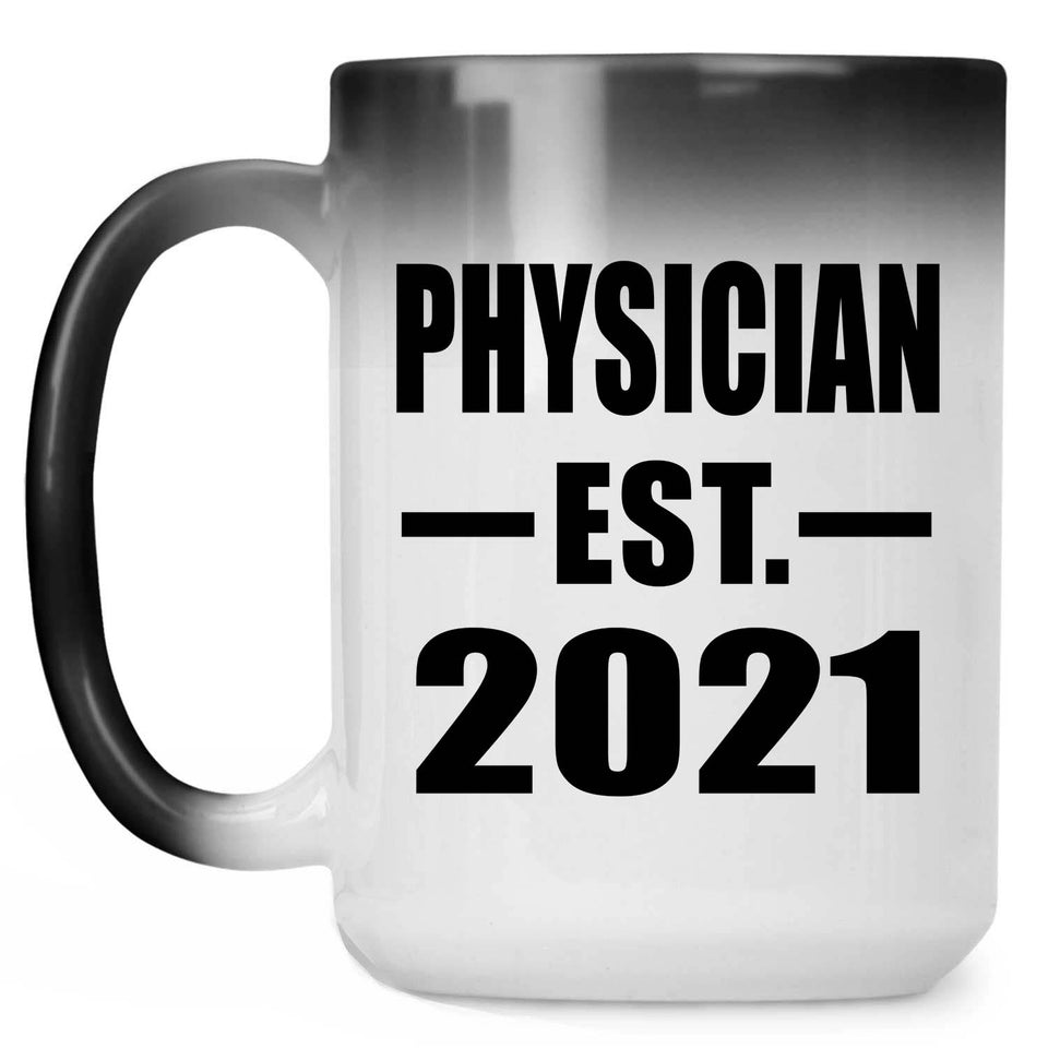 Physician Established EST. 2021 - 15oz Color Changing Mug
