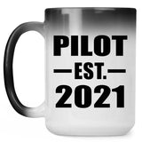 Pilot Established EST. 2021 - 15oz Color Changing Mug