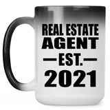 Real Estate Agent Established EST. 2021 - 15oz Color Changing Mug