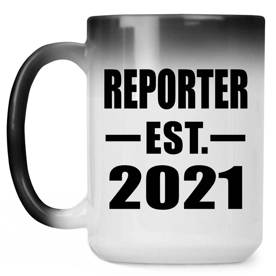 Reporter Established EST. 2021 - 15oz Color Changing Mug