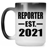 Reporter Established EST. 2021 - 15oz Color Changing Mug
