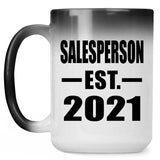 Salesperson Established EST. 2021 - 15oz Color Changing Mug