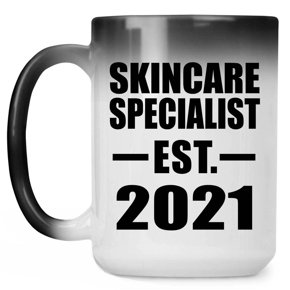 Skincare Specialist Established EST. 2021 - 15oz Color Changing Mug