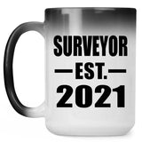 Surveyor Established EST. 2021 - 15oz Color Changing Mug