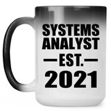 Systems Analyst Established EST. 2021 - 15oz Color Changing Mug