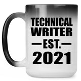 Technical Writer Established EST. 2021 - 15oz Color Changing Mug