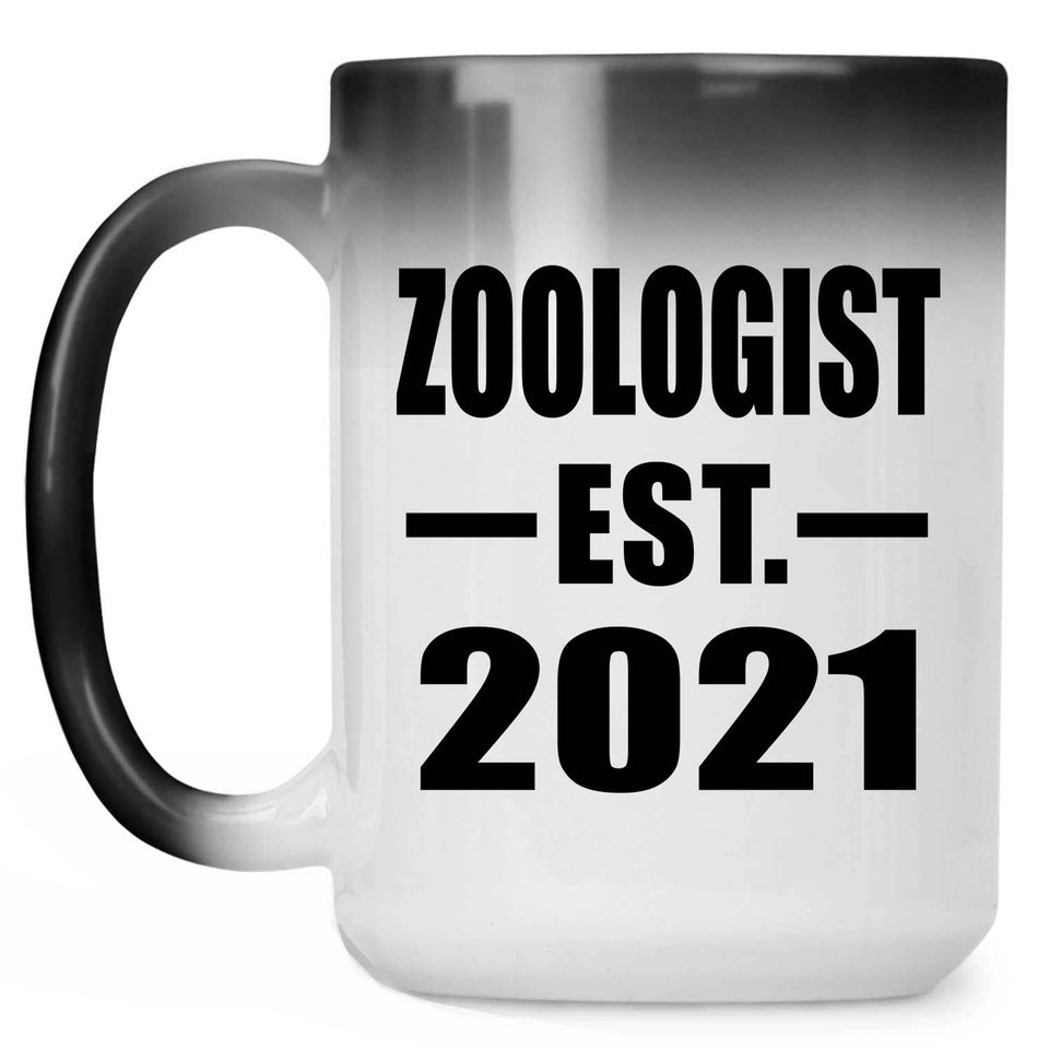 Zoologist Established EST. 2021 - 15oz Color Changing Mug