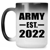 Army Established EST. 2022 - 15oz Color Changing Mug