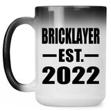 Bricklayer Established EST. 2022 - 15oz Color Changing Mug