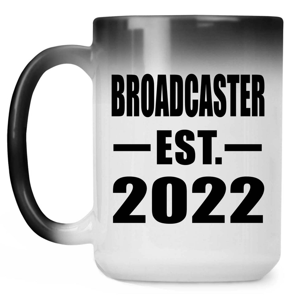 Broadcaster Established EST. 2022 - 15oz Color Changing Mug