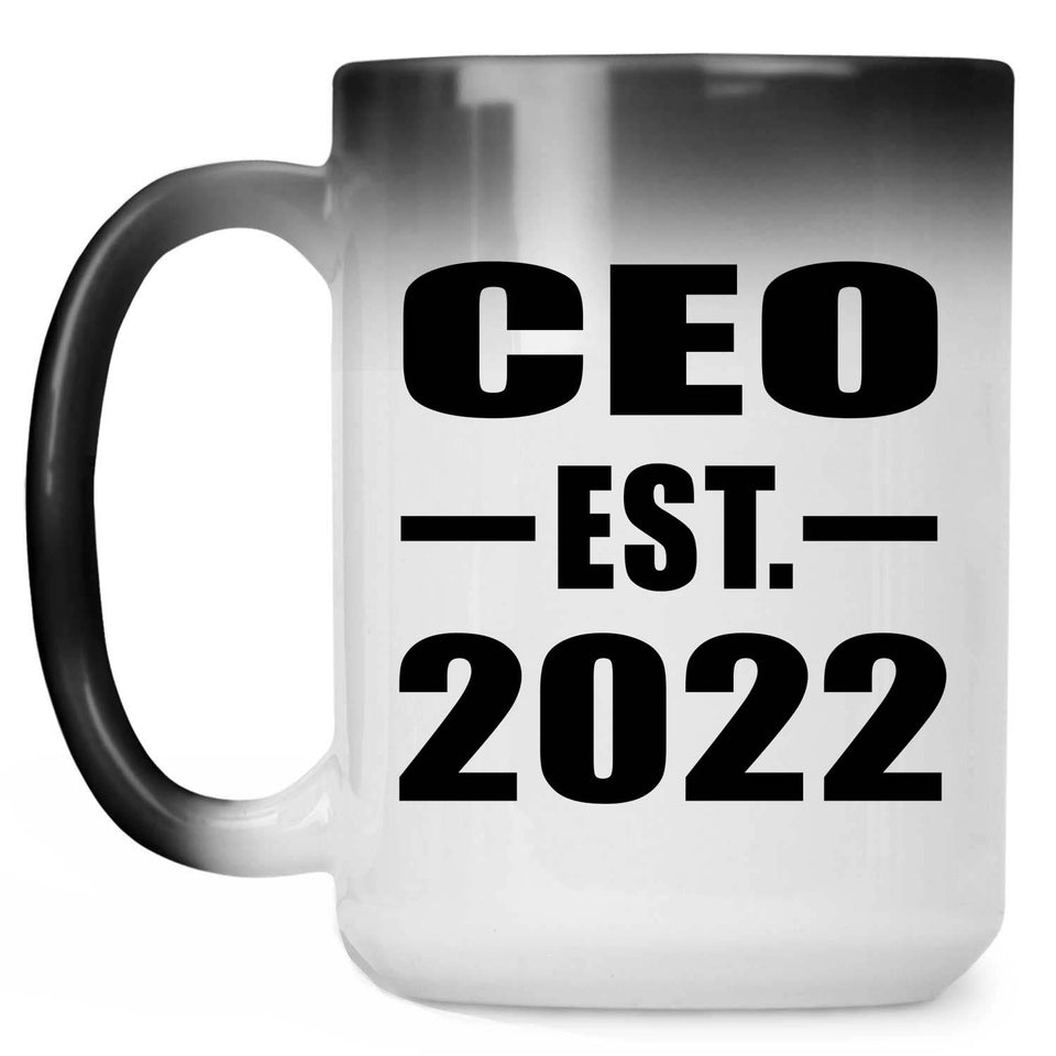 CEO Established EST. 2022 - 15oz Color Changing Mug