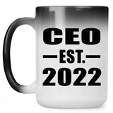 CEO Established EST. 2022 - 15oz Color Changing Mug