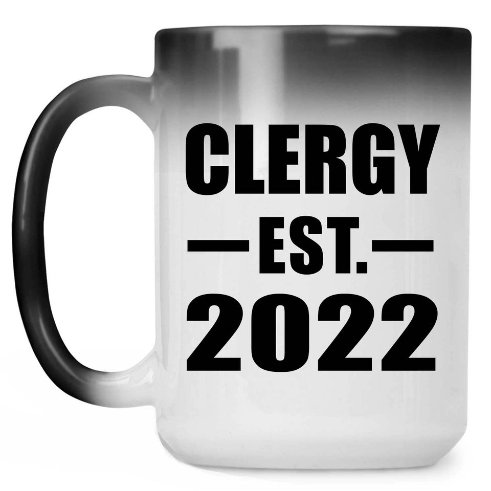 Clergy Established EST. 2022 - 15oz Color Changing Mug