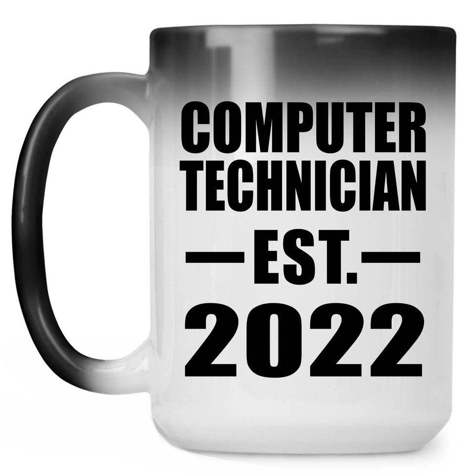 Computer Technician Established EST. 2022 - 15oz Color Changing Mug