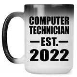Computer Technician Established EST. 2022 - 15oz Color Changing Mug