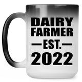 Dairy Farmer Established EST. 2022 - 15oz Color Changing Mug