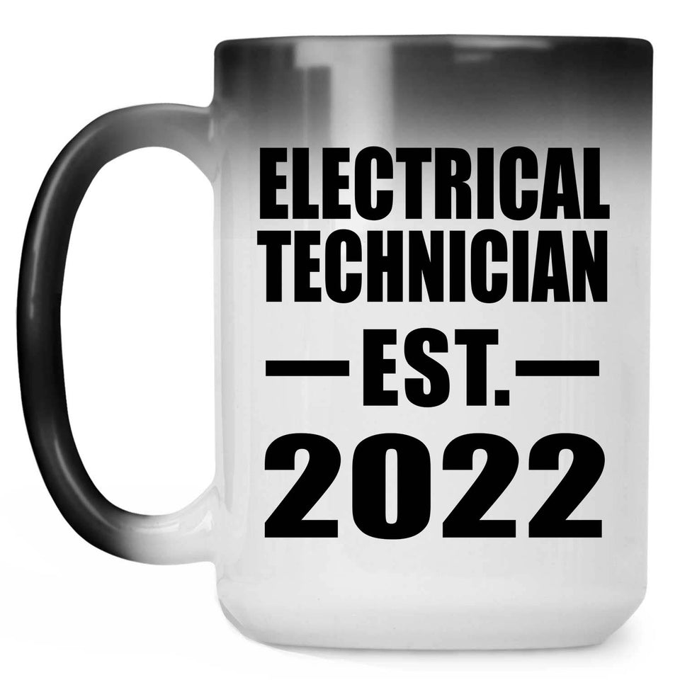 Electrical Technician Established EST. 2022 - 15oz Color Changing Mug