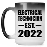 Electrical Technician Established EST. 2022 - 15oz Color Changing Mug
