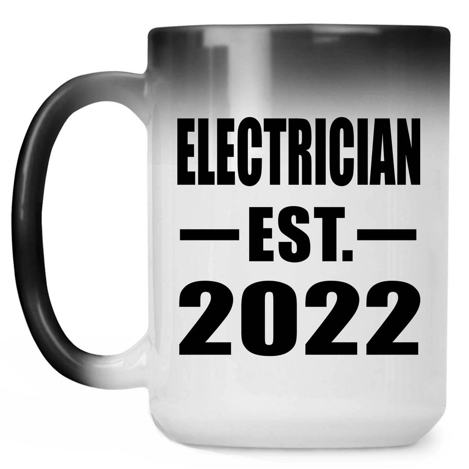 Electrician Established EST. 2022 - 15oz Color Changing Mug