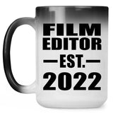 Film Editor Established EST. 2022 - 15oz Color Changing Mug