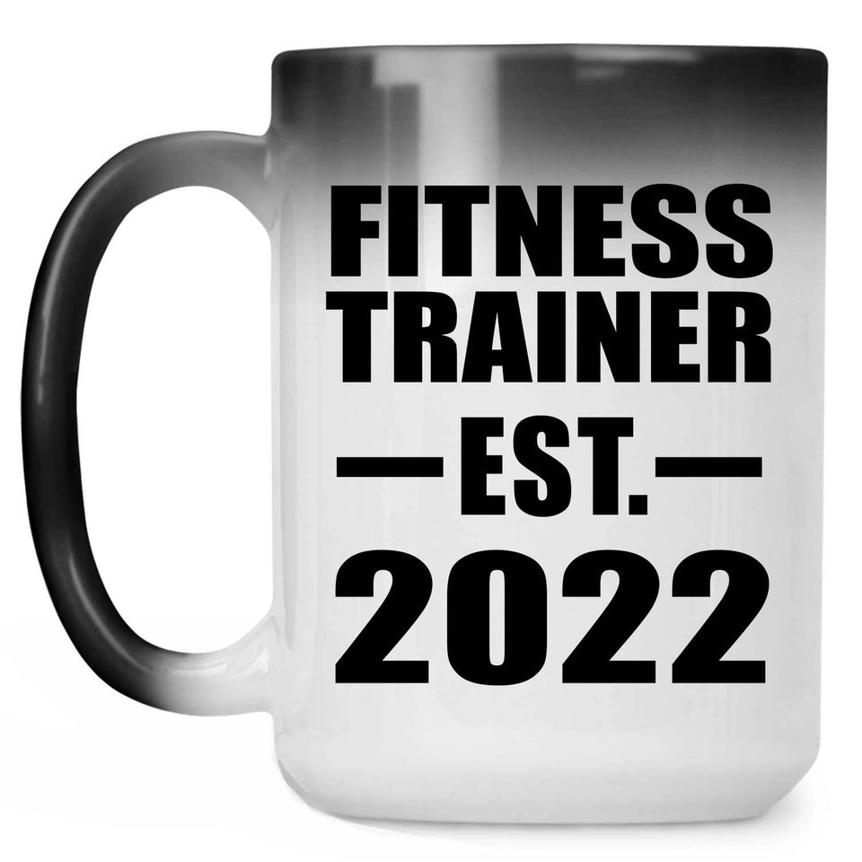Fitness Trainer Established EST. 2022 - 15oz Color Changing Mug