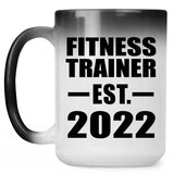 Fitness Trainer Established EST. 2022 - 15oz Color Changing Mug