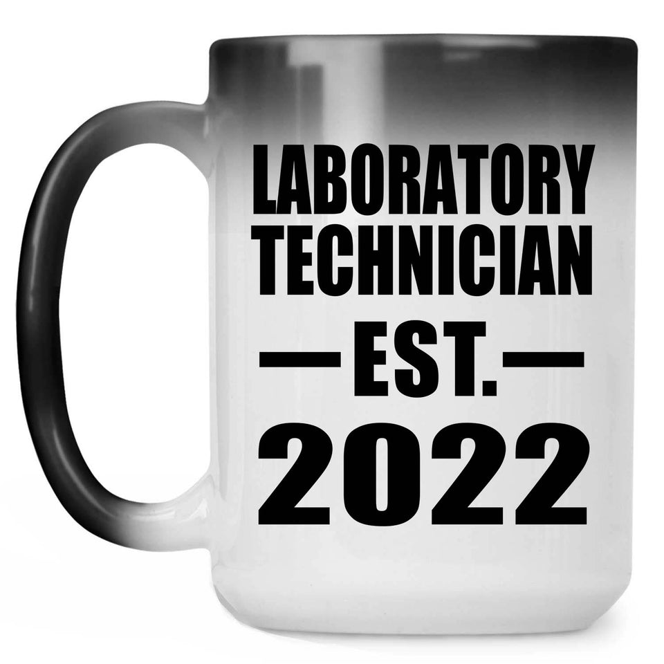 Laboratory Technician Established EST. 2022 - 15oz Color Changing Mug