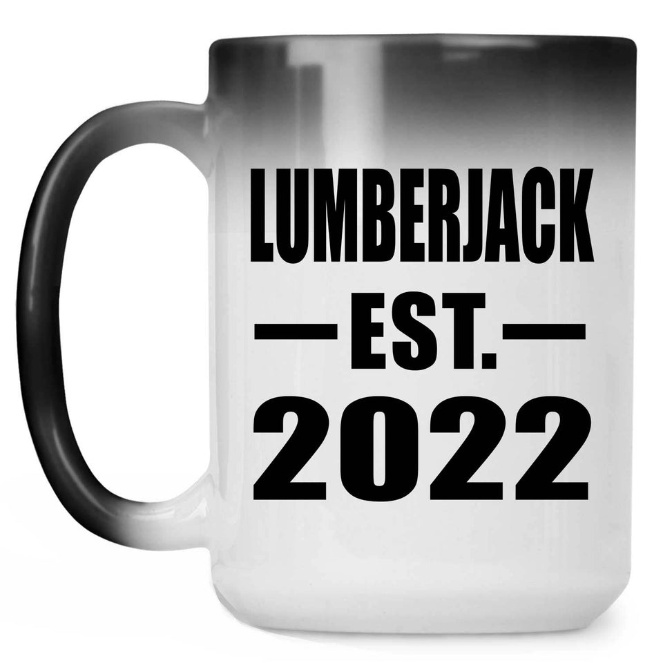 Lumberjack Established EST. 2022 - 15oz Color Changing Mug