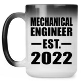 Mechanical Engineer Established EST. 2022 - 15oz Color Changing Mug