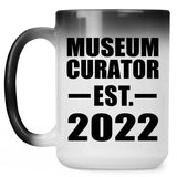 Museum Curator Established EST. 2022 - 15oz Color Changing Mug