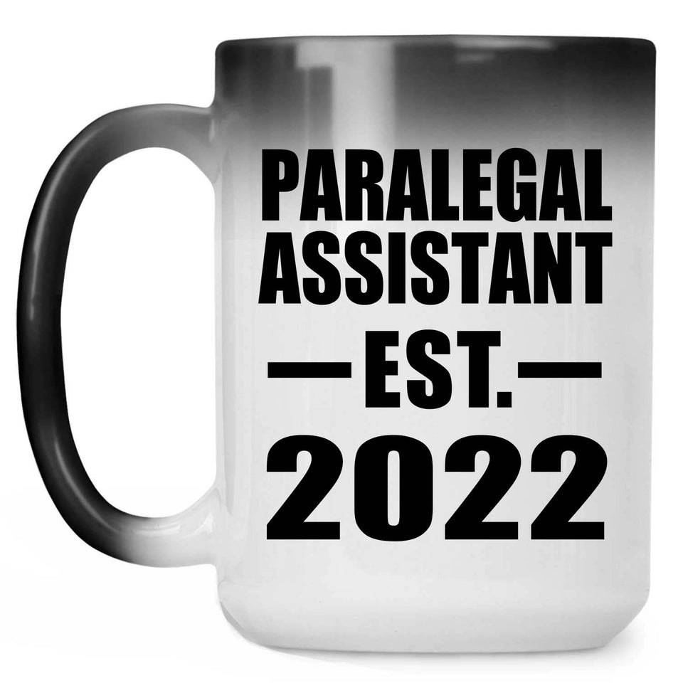 Paralegal Assistant Established EST. 2022 - 15oz Color Changing Mug