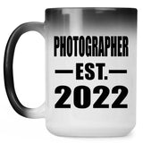 Photographer Established EST. 2022 - 15oz Color Changing Mug