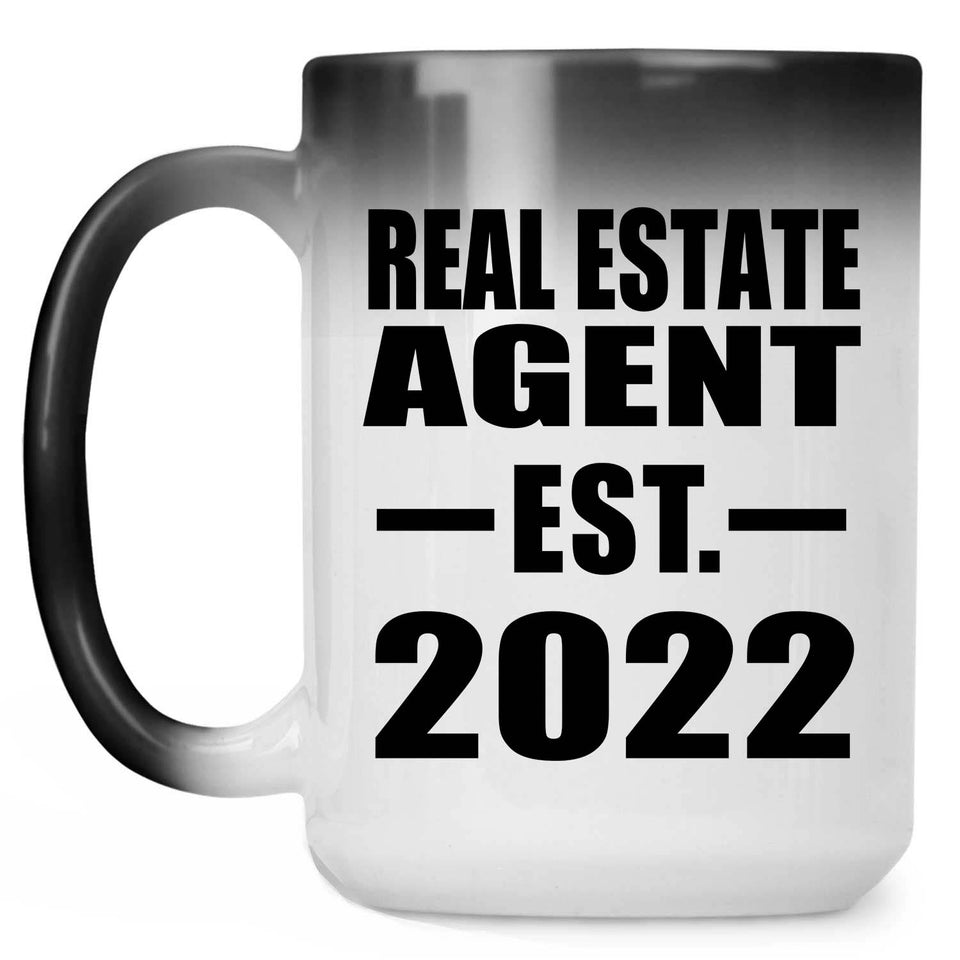 Real Estate Agent Established EST. 2022 - 15oz Color Changing Mug