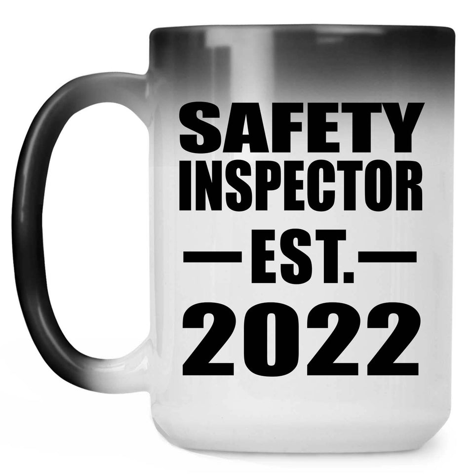 Safety Inspector Established EST. 2022 - 15oz Color Changing Mug