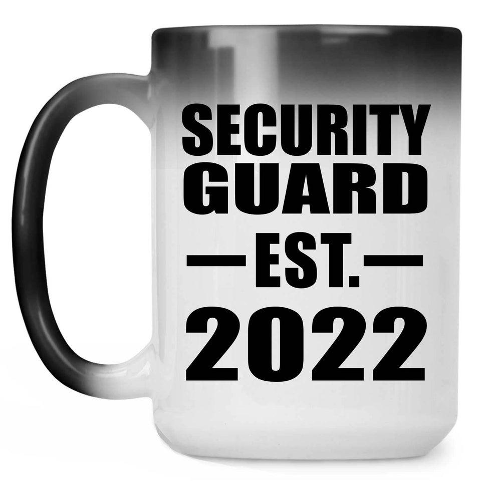 Security Guard Established EST. 2022 - 15oz Color Changing Mug