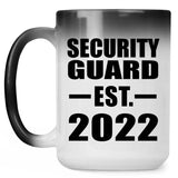 Security Guard Established EST. 2022 - 15oz Color Changing Mug
