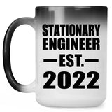 Stationary Engineer Established EST. 2022 - 15oz Color Changing Mug
